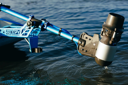 Electric kayaking motors from Bixpy