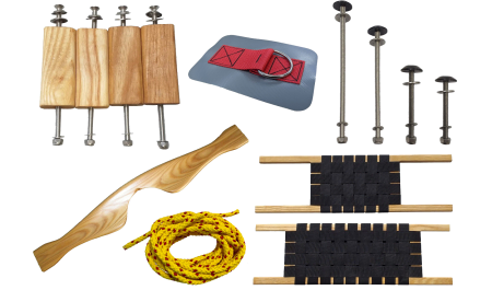 Hardware and outfitting components for canoes