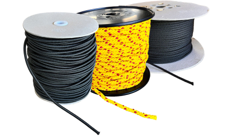 Cord, bungee and floating rope for canoes and kayaks