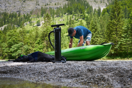 Accessories for inflatable kayaking