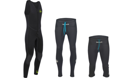 Wetsuits and neoprene clothing for watersports