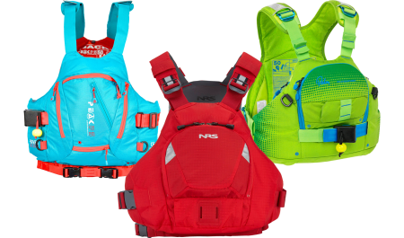 White Water Kayaking PFDs