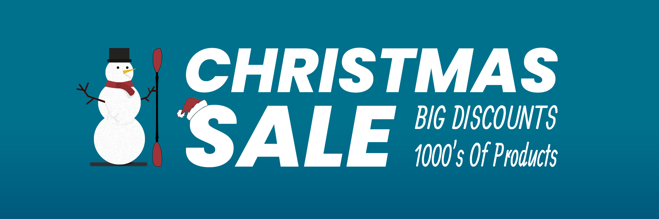 Christmas Sale Now On At Kayaks & Paddles