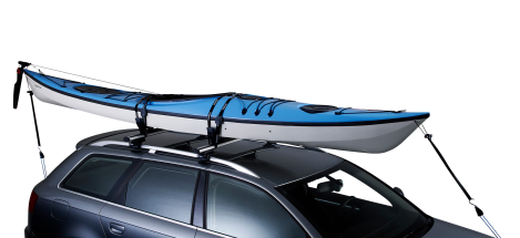 Roof racks for kayak transport