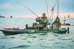 Fishing from the Bigwater 132 PDL from Old Town Kayaks