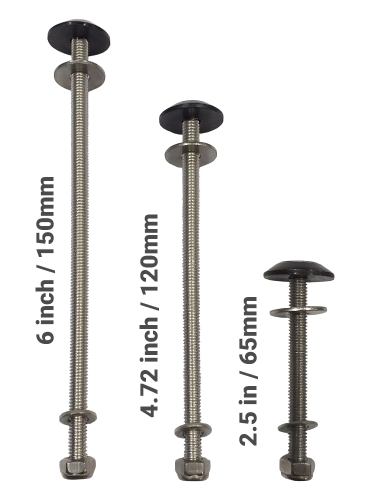 Canoe bolt fittings 