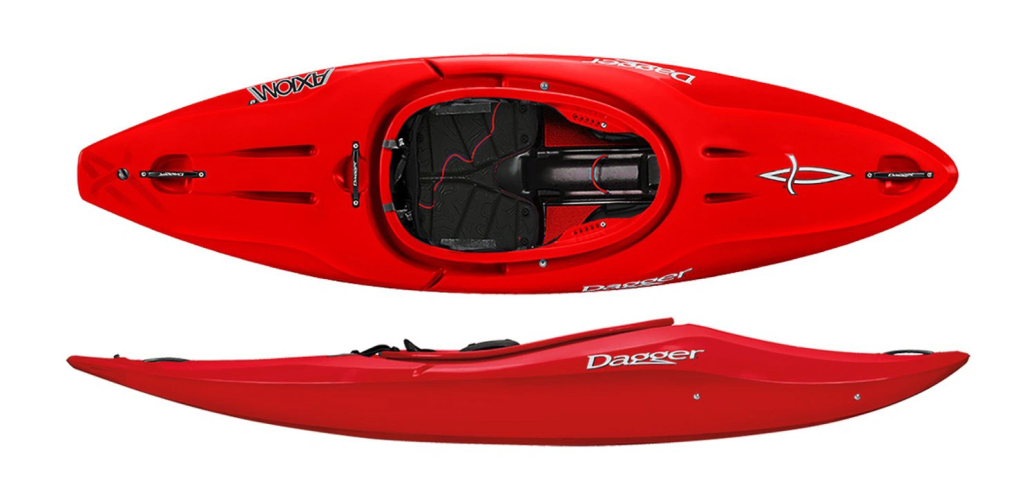 Dagger Axiom 6.9 Kids Kayak in red