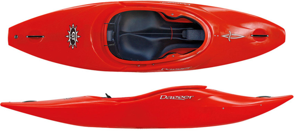 Dagger GT Club White Water Kayak - Red