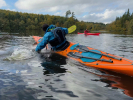 Skills training with the Design Kayaks Awesome 