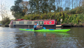 Fitness paddling on the canal with the Design Kayaks Endless 