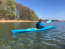 Paddling the Unplugged sea kayak