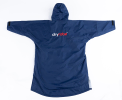 Dryrobe Advance Adult Long Sleeved Navy Blue / Grey Back View