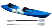 Double kayak package with seats and paddles