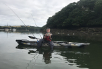 Enigma Fishing Pro 12 Angler on a Cornish creek