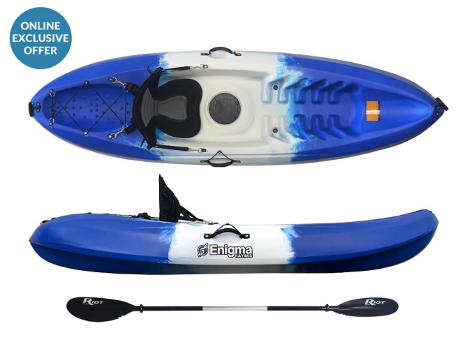 Enigma Kayaks Flow Sit On Top Kayak Package