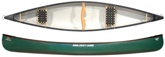 Nova Craft Canoes Prospector 15 SP3 Top and Side Profile