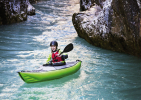 River paddling in the Gumotex Swing 1 