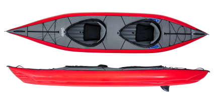 Swing 2 Tandem Inflatable Kayak with Covered Deck