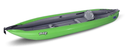 gumotex twist 2 in lime as a solo kayak