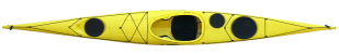 NorthShore Atlantic RM Sea Kayak in Yellow Colour Swatch