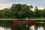 Nova Craft Pal on edge lake paddling