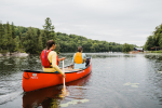 River paddling with the Prospector 16 SP3