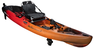 Ocean Kayak Malibu Pedal Drive SOT in Lava colour