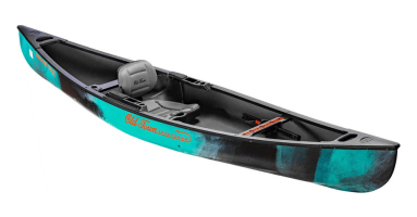 Solo canoe with kayak seat