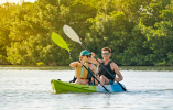 Tandem kayaking with a Gemini Sport