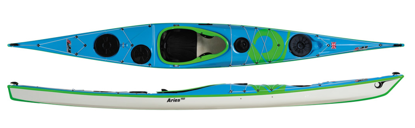 P&H Aries 150 playful composite solo kayak 