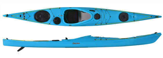 P&H Delphin II 155 CoreLight surf and play touring kayak