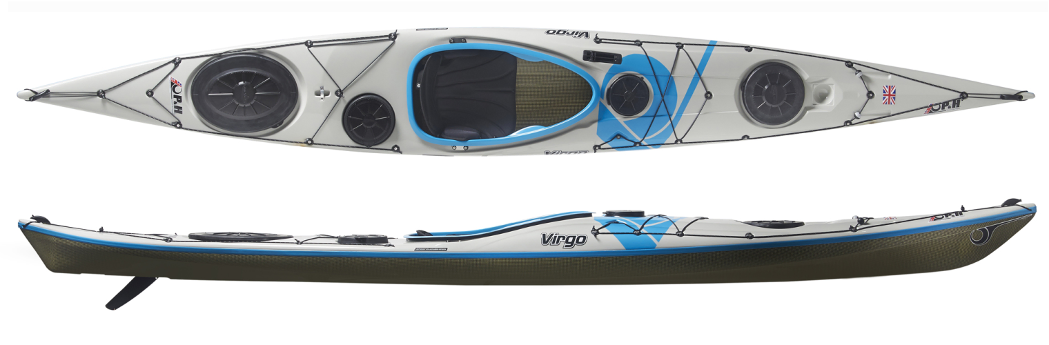 P&H Virgo Composite lightweight compact touring sea kayak 