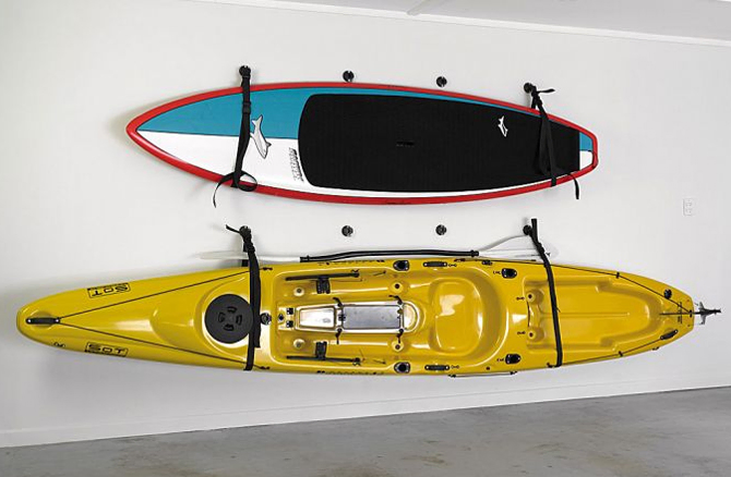 Wall kayak storage sale