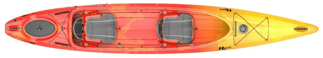 Riot Bayside open cockpit two person tourer kayak