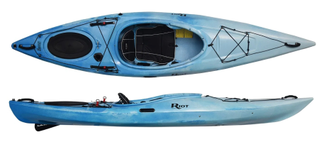 Riot Edge 11 - easy paddling kayaks with retractable skeg 