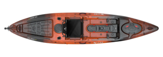 Vibe Kayaks Sea Ghost 130 - Wild Fire