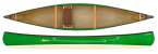 Swift Canoes Prospector 14 - Kevlar Fusion Super Lightweight Solo Open Canoe For Larger Paddlers  Colour Swatch