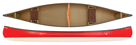 Swift Canoes Prospector 15 Kevlar Fusion Super Lightweight Tandem Or Solo Open Canoe Ruby/Champagne