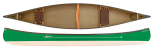 Swift Canoes Prospector 16 Kevlar Fusion Super Lightweight Open Canoe Emerald Champagne  Colour Swatch