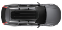 Thule Force XT XL Roof Box With Dual Side Opening A Massive 500L Capacity Roof Top View