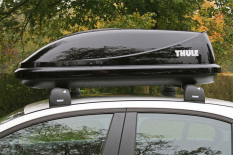 Thule Ocean 80 Roof Top Box For Smaller Cars Needing Additional Luggage Space on Roof Bars