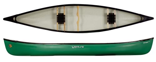 Venture Canoes Ranger 149 stable and tough family open canoe