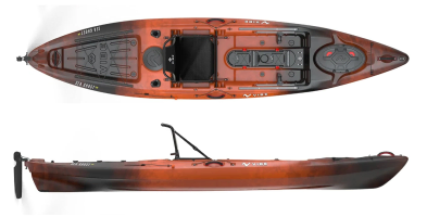 Vibe Kayaks Sea Ghost 130 fishing sit on tops