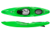 9ft short crossover kayak made in the UK in lime green Colour Swatch