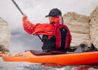 Wearing the Yak Xipe for sea kayaking